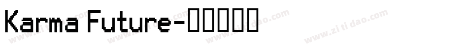 Karma Future字体转换